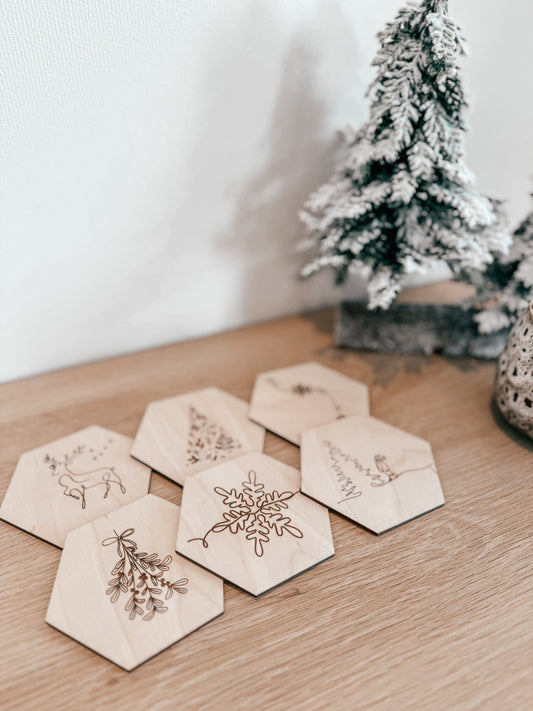 COASTERS «klassisk jul»