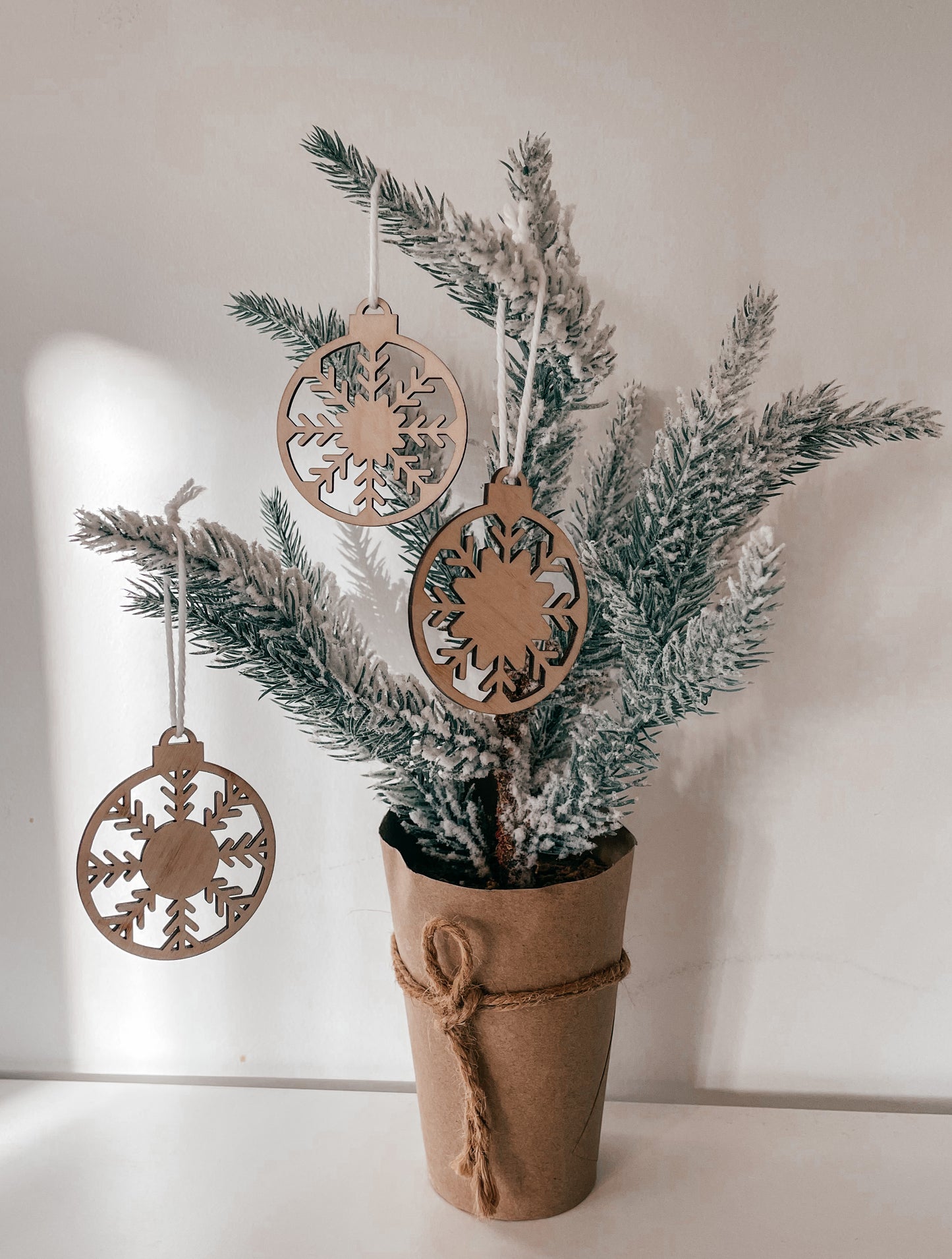 Julekuler i tre (3stk)